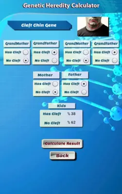 Genetic Heredity Calculator android App screenshot 0