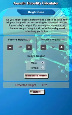 Genetic Heredity Calculator android App screenshot 4