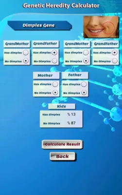 Genetic Heredity Calculator android App screenshot 5